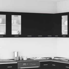 Armario colgante "Lyon" de, negro, 60 x 31 x 60 cm, madera de