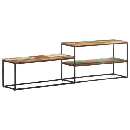 Mueble de TV de madera maciza reciclada 180x30x50 cm de vidaXL, Muebles TV - Ref: Foro24-321621, Precio: 89,90 €, Descuento: %