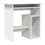 Escritorio de madera contrachapada blanco 80x45x74 cm