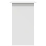 Escritorio de madera contrachapada blanco 80x45x74 cm