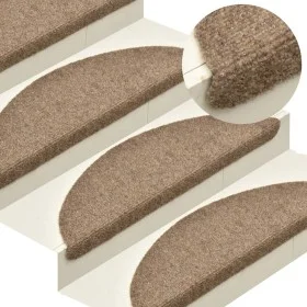 Selbstklebende Stufenmatte 5 Stück 65x21x4 cm creme von vidaXL, Treppenmatten - Ref: Foro24-149716, Preis: 21,57 €, Rabatt: %