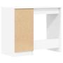 Escritorio de madera contrachapada blanco 90x45x76 cm