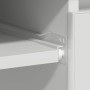 Escritorio de madera contrachapada blanco 90x45x76 cm