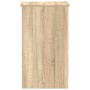 Escritorio madera contrachapada color roble Sonoma 90x45x76 cm