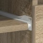 Escritorio madera contrachapada color roble Sonoma 90x45x76 cm