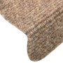Alfombrilla autoadhesiva de escalera 5 uds 65x21x4 cm crema de vidaXL, Alfombrillas para escalones - Ref: Foro24-149716, Prec...