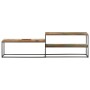 Mueble de TV de madera maciza reciclada 180x30x50 cm de vidaXL, Muebles TV - Ref: Foro24-321621, Precio: 89,90 €, Descuento: %