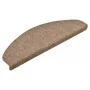Self-adhesive stair mat 10 pcs 65x21x4 cm cream by vidaXL, Stair mats - Ref: Foro24-149717, Price: 35,78 €, Discount: %