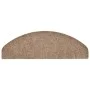 Alfombrilla autoadhesiva de escalera 10 uds 65x21x4 cm crema de vidaXL, Alfombrillas para escalones - Ref: Foro24-149717, Pre...