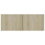 Mueble para TV madera contrachapada color roble 80x30x30 cm