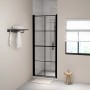 Schwarze Duschtür aus gehärtetem Glas, 91 x 195 cm von vidaXL, Duschtüren - Ref: Foro24-148891, Preis: 213,79 €, Rabatt: %