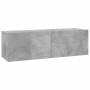 Mueble para TV madera contrachapada gris hormigón 100x30x30 cm en Muebles TV | Comprar online en Foro24