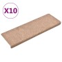 Stufenmatten 10 Stück braun 65x21x4 cm von vidaXL, Treppenmatten - Ref: Foro24-149723, Preis: 38,88 €, Rabatt: %