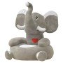 Silla de peluche para niños elefante gris en Sillas y tronas para niños | Comprar online en Foro24