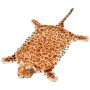 Alfombra afelpada de leopardo 139 cm marrón en Alfombras | Comprar online en Foro24