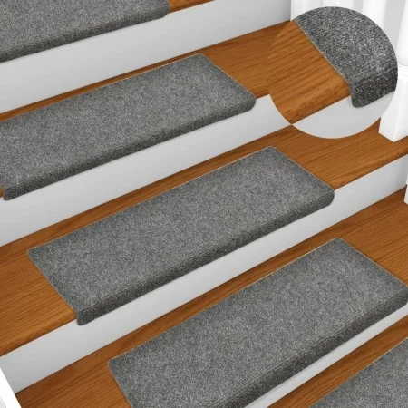 Stair mats 10 units light gray 65x21x4 cm by vidaXL, Stair mats - Ref: Foro24-149729, Price: 39,40 €, Discount: %