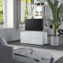 Mueble para TV madera contrachapada blanco 80x34x36 cm