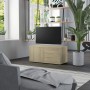 Mueble para TV madera contrachapada color roble 80x34x36 cm en Muebles TV | Comprar online en Foro24