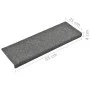Stair mats 10 units light gray 65x21x4 cm by vidaXL, Stair mats - Ref: Foro24-149729, Price: 39,40 €, Discount: %