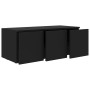 Mueble para TV madera contrachapada negro 80x34x30 cm en Muebles TV | Comprar online en Foro24