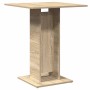 Mesa de bistró contrachapada color roble Sonoma 60x60x75 cm