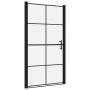 Schwarze Duschtüren aus gehärtetem Glas, 100x178 cm. von vidaXL, Duschtüren - Ref: Foro24-148892, Preis: 190,36 €, Rabatt: %