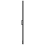 Puertas de ducha de vidrio templado negro 100x178 cm by vidaXL, shower doors - Ref: Foro24-148892, Price: 190,36 €, Discount: %