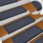 Stair treads 10 units anthracite gray 65x21x4 cm by vidaXL, Stair mats - Ref: Foro24-149733, Price: 29,55 €, Discount: %