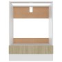 Mueble para horno "Riga" de roble Sonoma, 60 x 46 x 81,5 cm