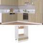 Mueble para horno "Riga" de roble Sonoma, 60 x 46 x 81,5 cm