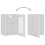 Vitrina colgante "Lyon" de, color blanco, 40 x 31 x 60 cm