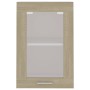 Vitrina colgante "Lyon" roble Sonoma 40x31x60 cm madera de