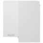 Armario esquinero colgante "Lyon" blanco 57x57x60 cm Madera de