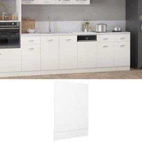 Panel para lavavajillas "Lyon" blanco 45x3x67 cm de madera de