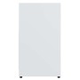 Armario de baño madera contrachapada blanco 60x33x61 cm