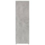 Armario de baño madera contrachapada gris hormigón 30x30x95 cm