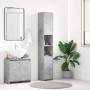 Armario baño madera contrachapada gris hormigón 30x30x183,5 cm en Muebles de baño | Comprar online en Foro24