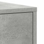 Armario baño madera contrachapada gris hormigón 30x30x183,5 cm