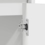 Armario de baño madera contrachapada blanco 60x33x61 cm