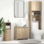 Armario de baño madera contrachapada color roble 60x33x61 cm