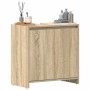 Armario de baño madera contrachapada color roble 60x33x61 cm
