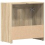 Armario de baño madera contrachapada color roble 60x33x61 cm