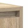 Armario de baño madera contrachapada color roble 60x33x61 cm