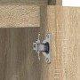 Armario de baño madera contrachapada color roble 60x33x61 cm