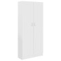 Librería de madera de ingeniería blanco 82,5x30,5x185,5 cm