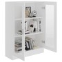 Vitrina de madera contrachapada blanco 82,5x30,5x115 cm