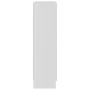 Vitrina de madera contrachapada blanco 82,5x30,5x115 cm