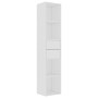 Estantería librería madera contrachapada blanco 36x30x171 cm