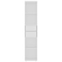 Estantería librería madera contrachapada blanco 36x30x171 cm