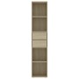 Estantería madera contrachapada color roble Sonoma 36x30x171 cm